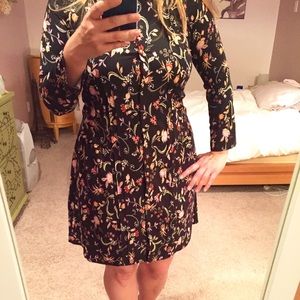 Flower Print Dress - JustFab